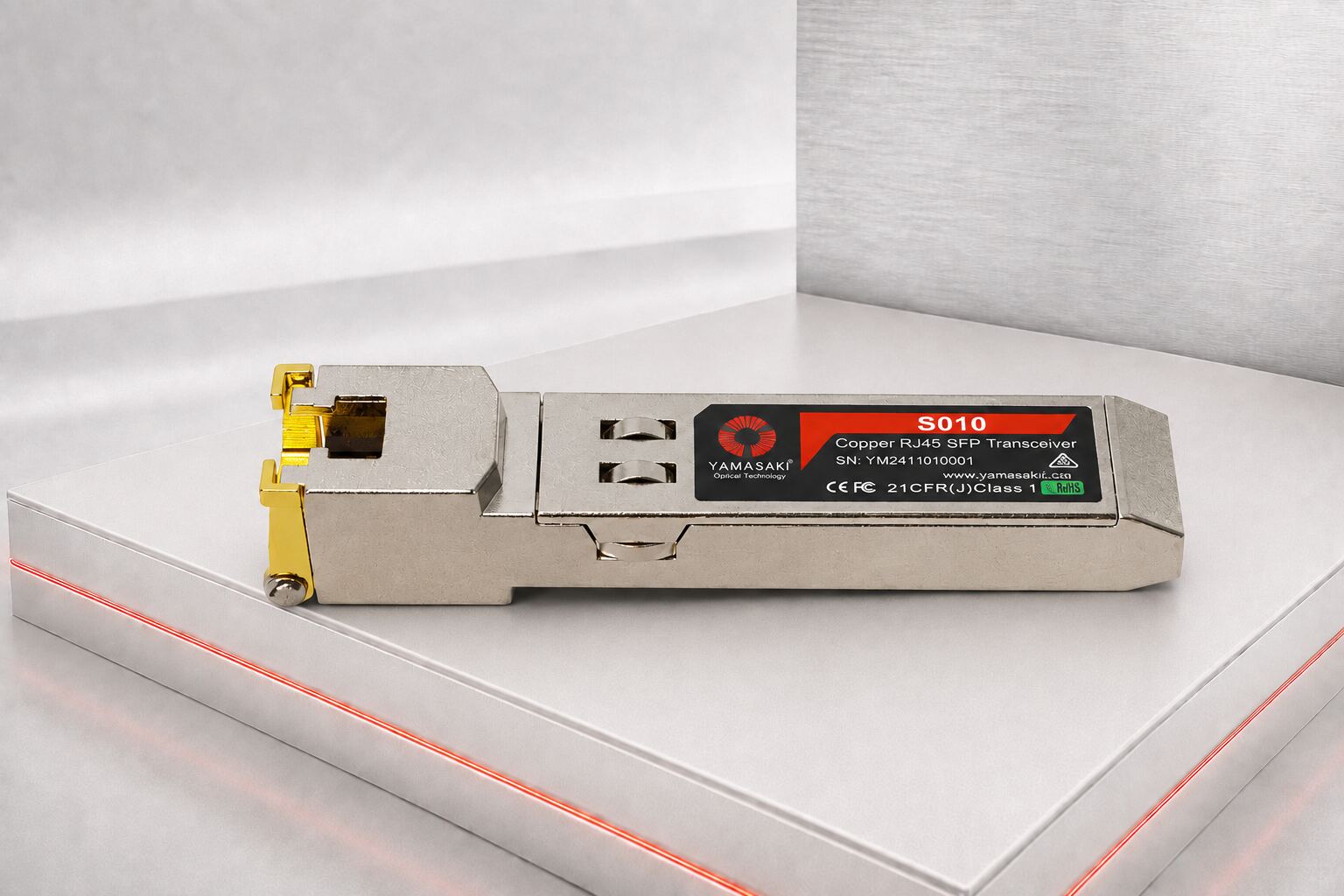 Yamasaki S010 1G RJ45 SFP Transceiver for copper Ethernet connectivity